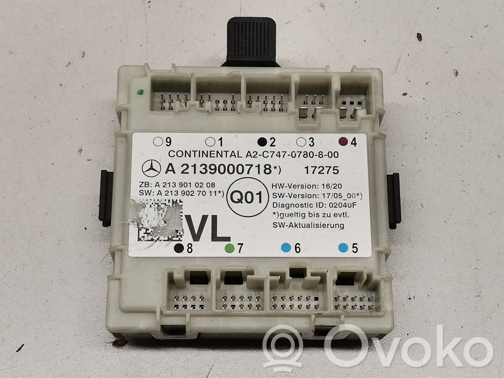 Mercedes-Benz C W205 Door control unit/module 