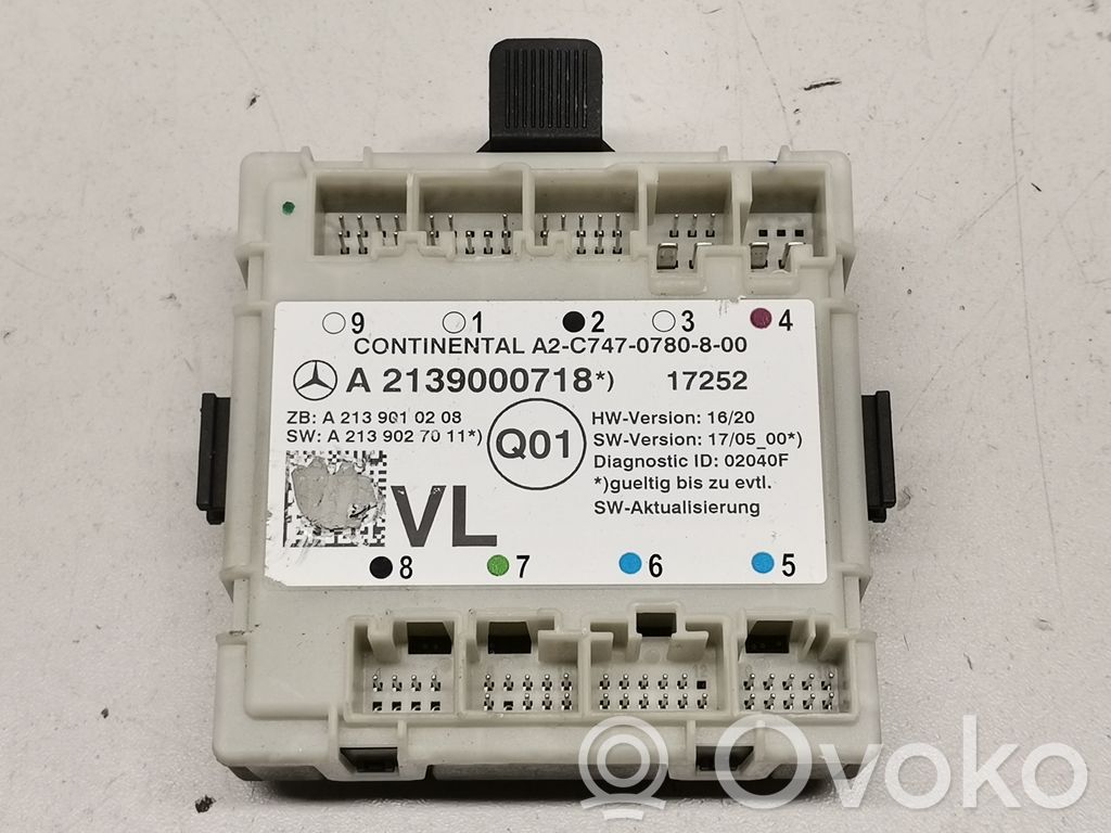 Mercedes-Benz E W213 Door control unit/module 