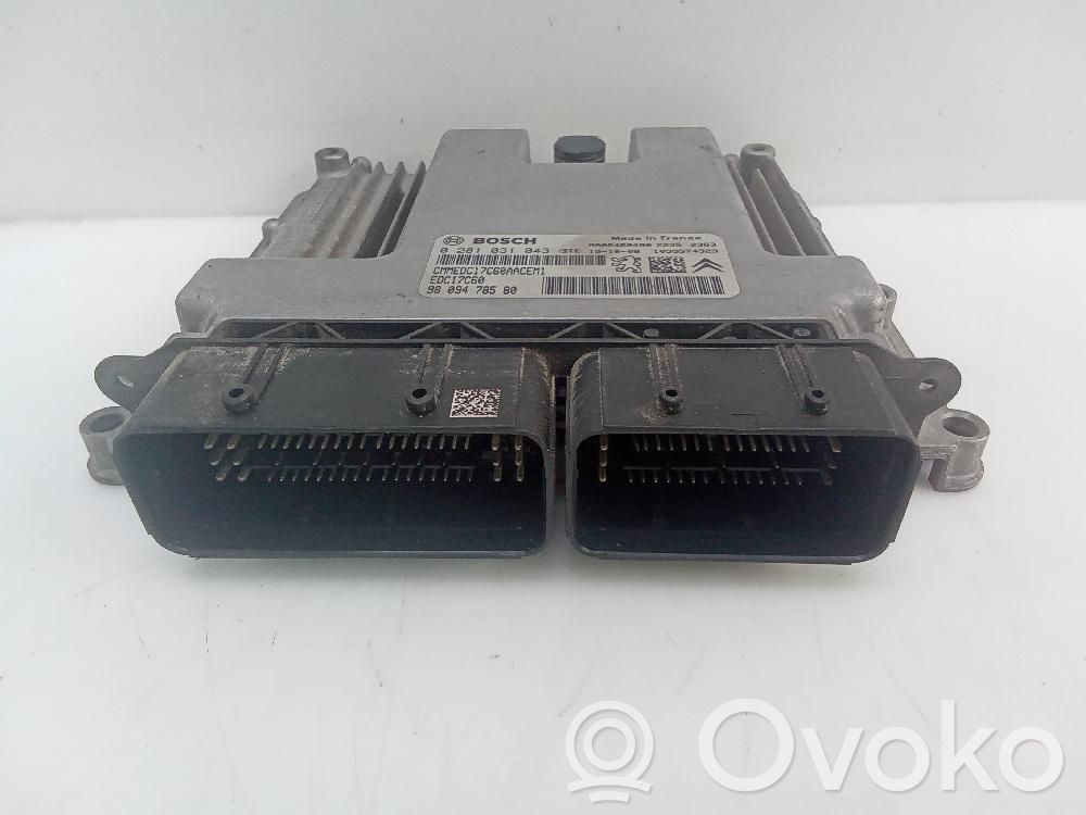 Engine control unit/module   9809478580