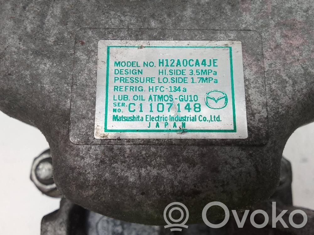 Mazda 6 Ilmastointilaitteen kompressorin pumppu (A/C) 
