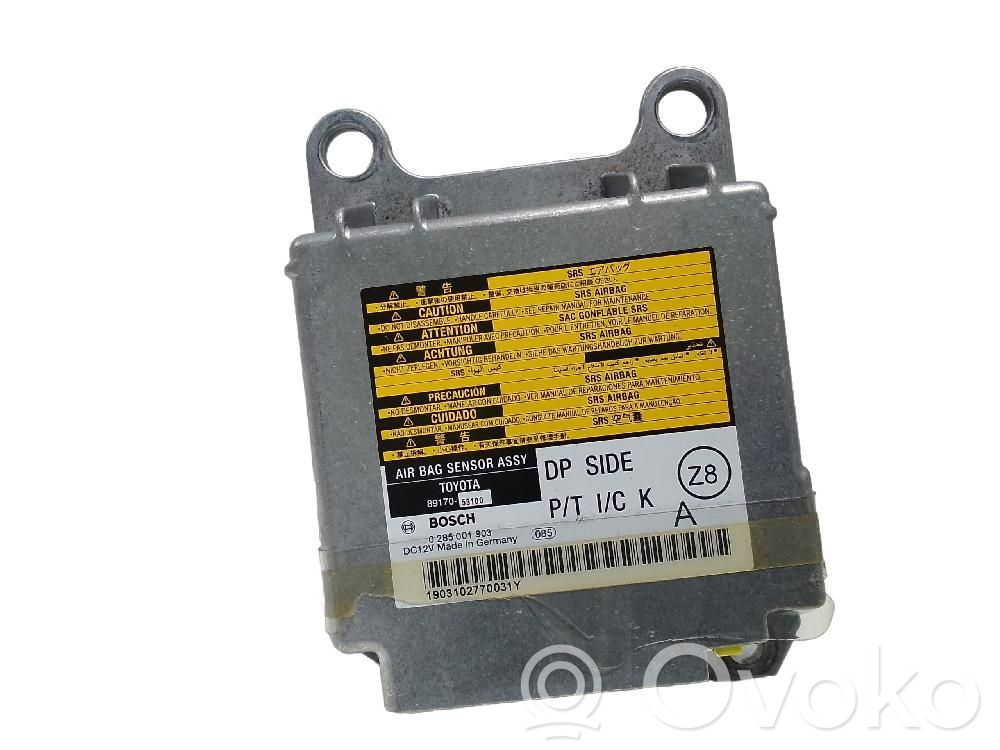 Lexus IS 220D-250-350 Module de contrôle airbag