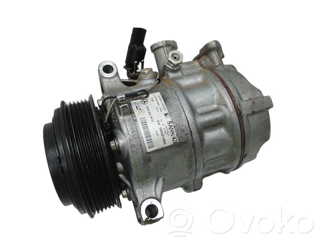 Mercedes-Benz GLC X253 C253 Ilmastointilaitteen kompressorin pumppu (A/C) 