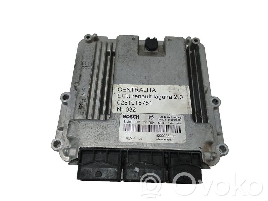 Renault Laguna II Unidad de control/módulo del motor 