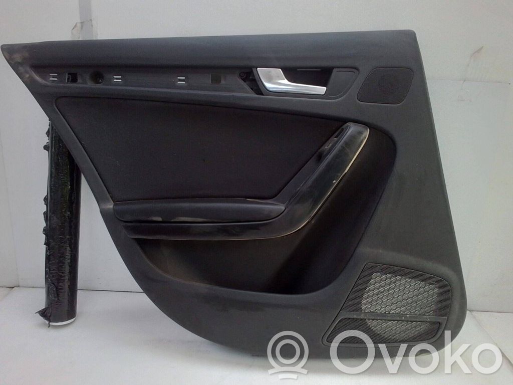 Audi A4 S4 B8 8K Rivestimento del pannello della portiera posteriore 