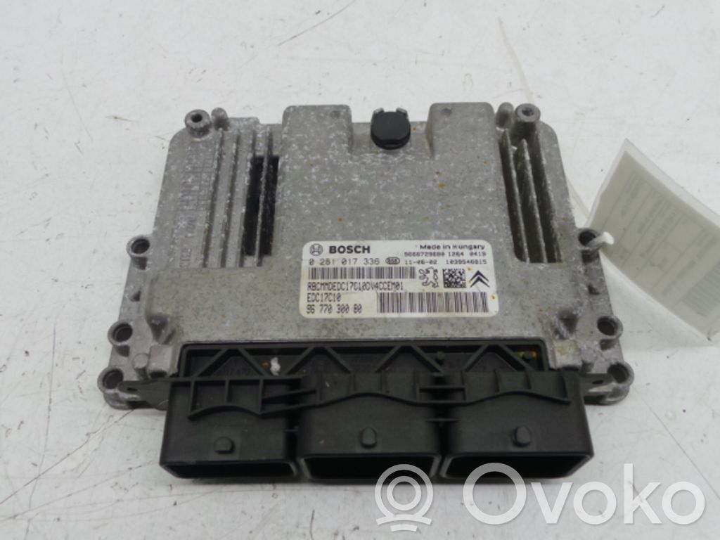 Engine control unit/module   0281017336,9666729680