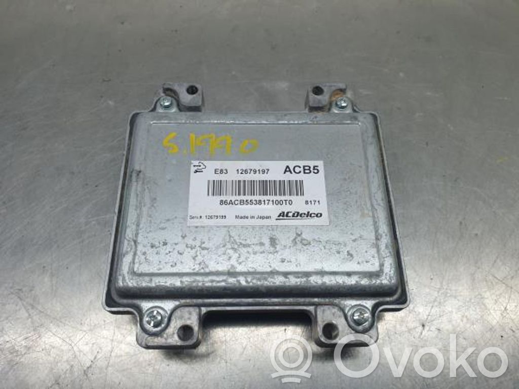 Variklio valdymo blokas   12679197