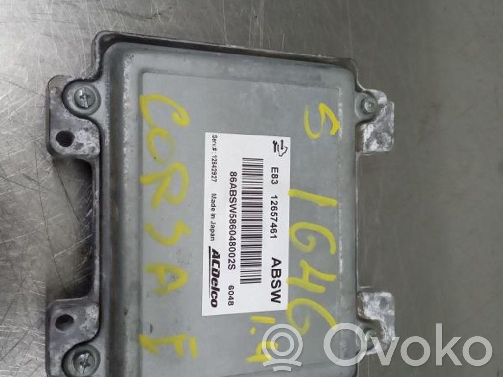 Variklio valdymo blokas   12657461,12642927,86ABSW586048002S,ABSW