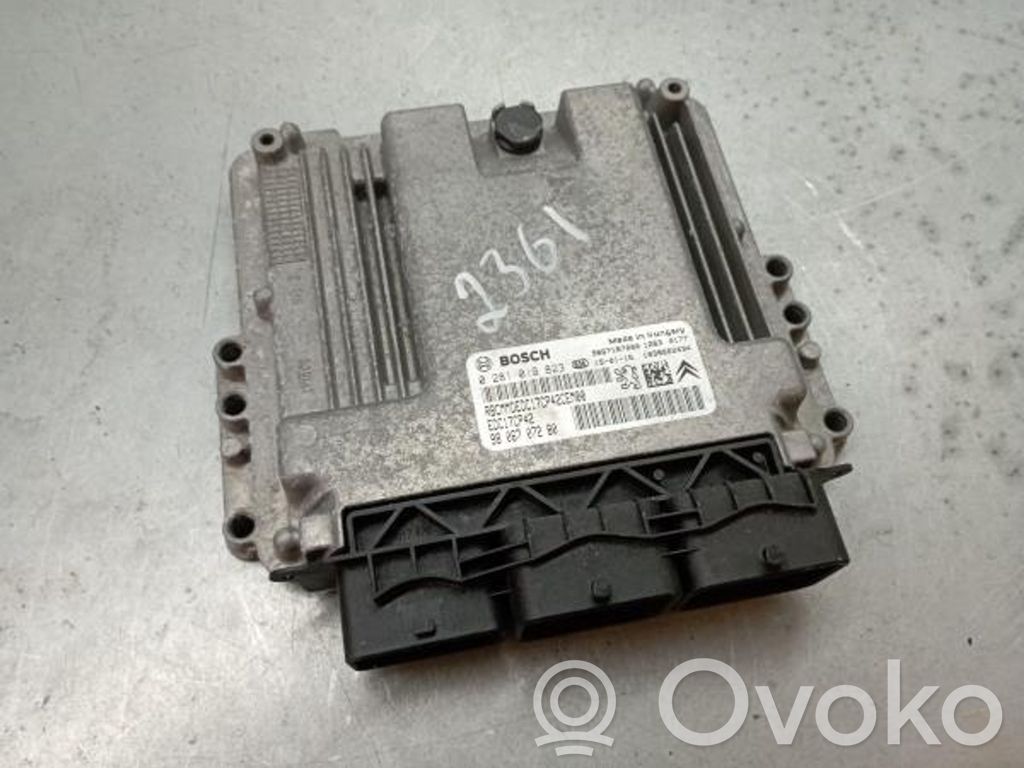 Peugeot 508 Engine control unit/module 