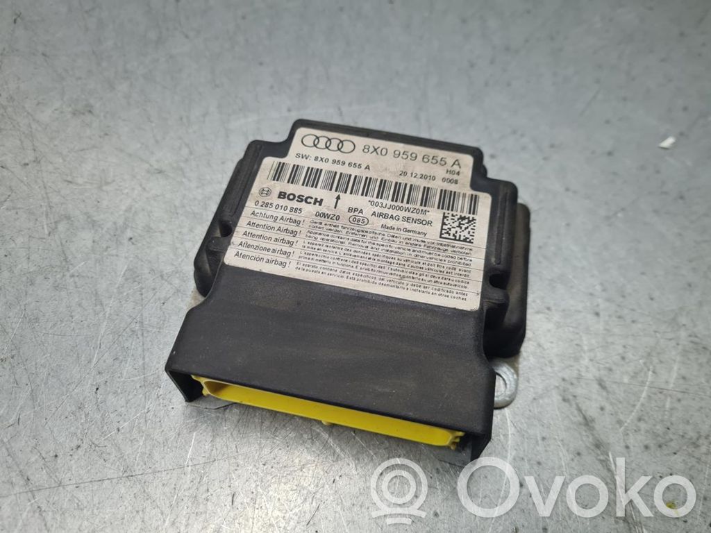 Airbag control unit/module   8X0959655A,0285010885