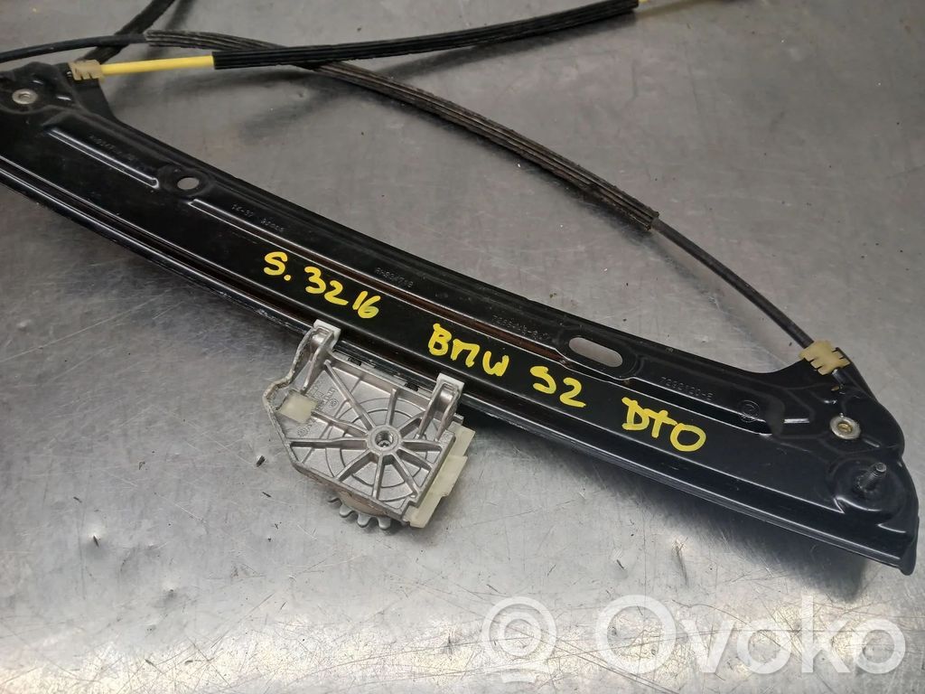 BMW 2 F22 F23 Meccanismo di sollevamento del finestrino anteriore senza motorino