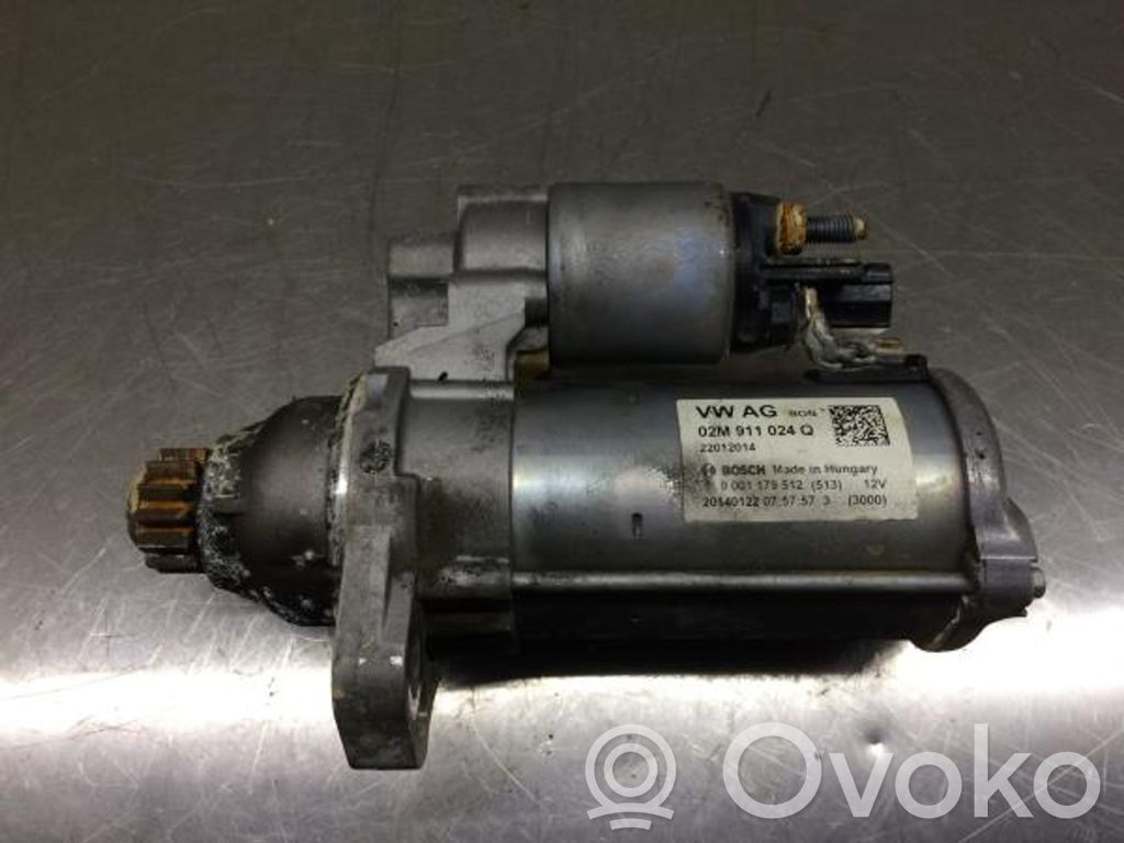 Motor de arranque   02M911024Q,0001179512,20140122,22012014