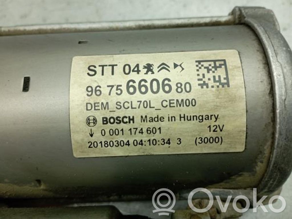 Starter motor   9675660680,0001174601,20180304