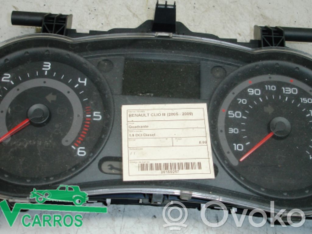 Geschwindigkeitsmesser Cockpit   8200761859N