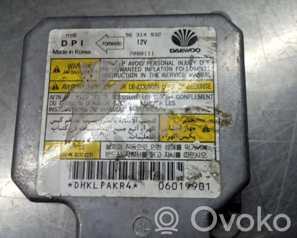 Daewoo Matiz Airbag control unit/module 