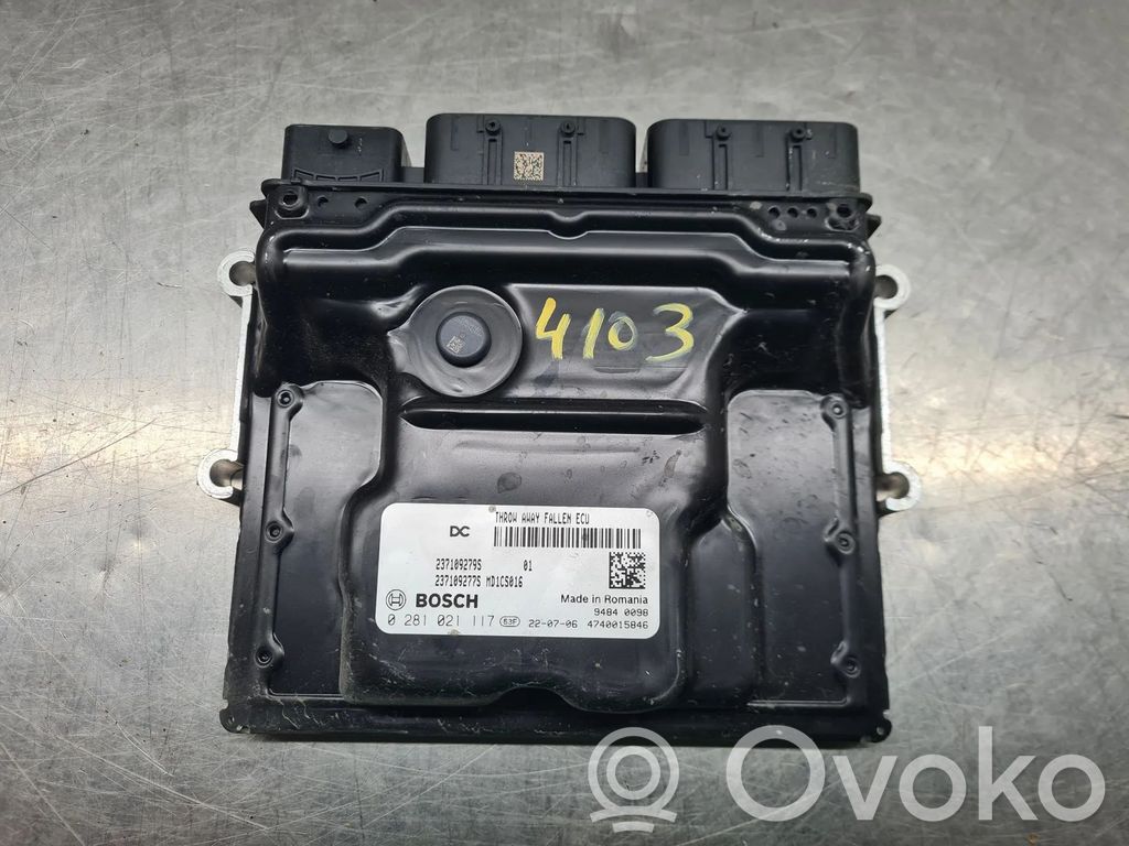 Unidad de control/módulo del motor   237109279S,237109277S,MD1CS016