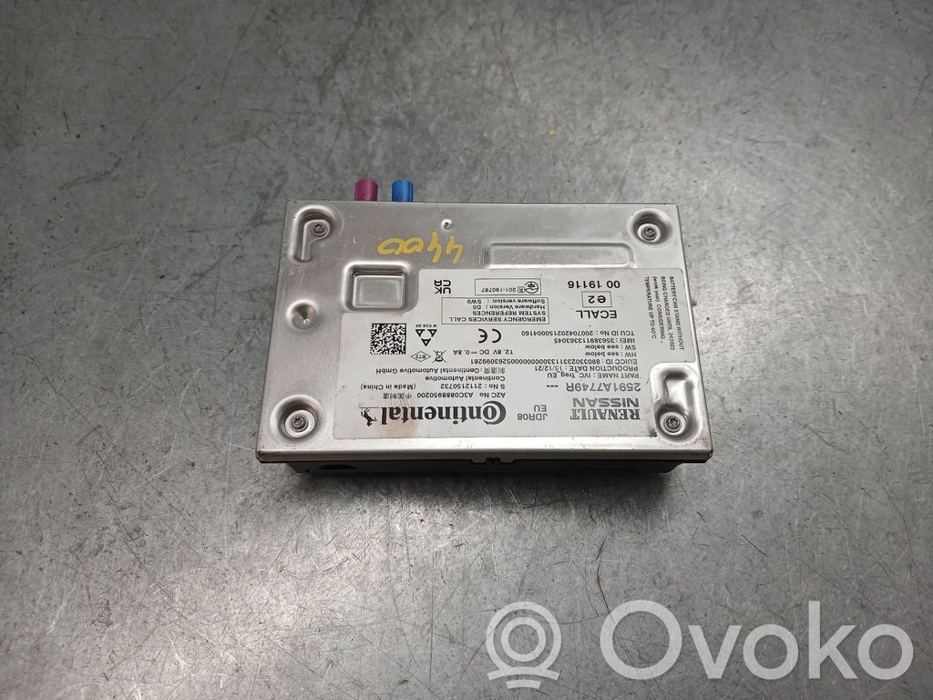 Other control units/modules   2591A7749R,A3C0888950200