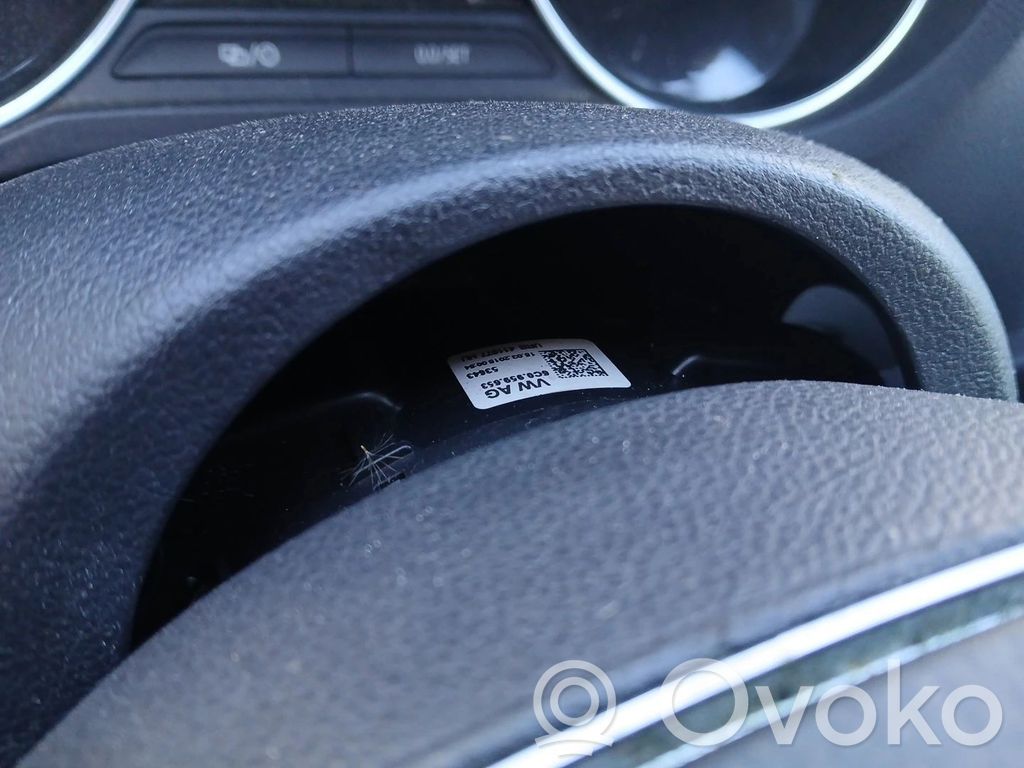 Volkswagen Polo V 6R Bague collectrice/contacteur tournant airbag (bague SRS)