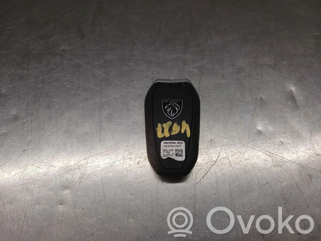 Peugeot 308 Chiave/comando di accensione