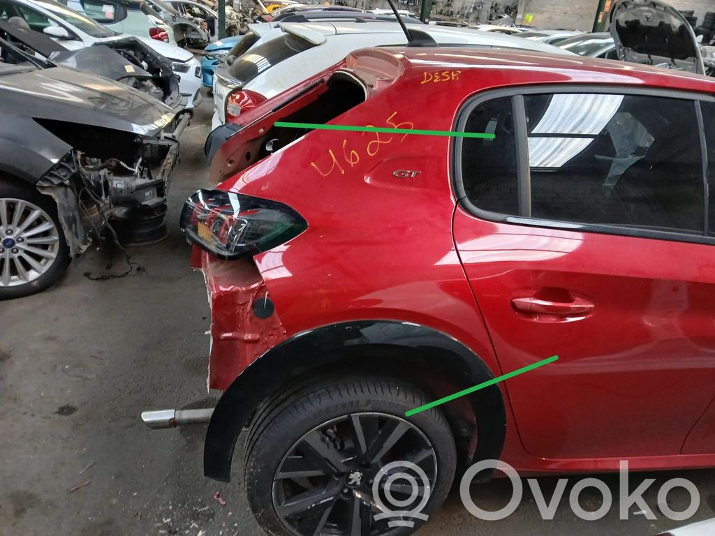 Peugeot 208 II Carrosserie quartier arrière