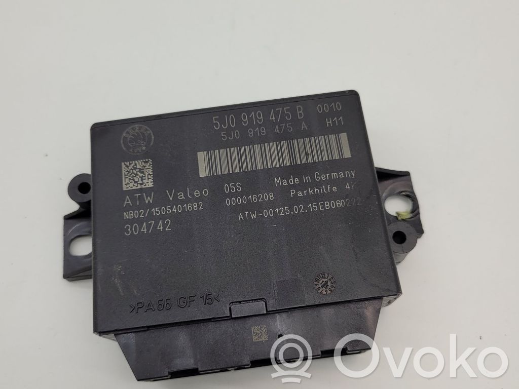 Skoda Superb B6 (3T) Parking PDC control unit/module 