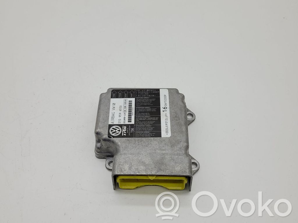 Skoda Superb B6 (3T) Airbag control unit/module 