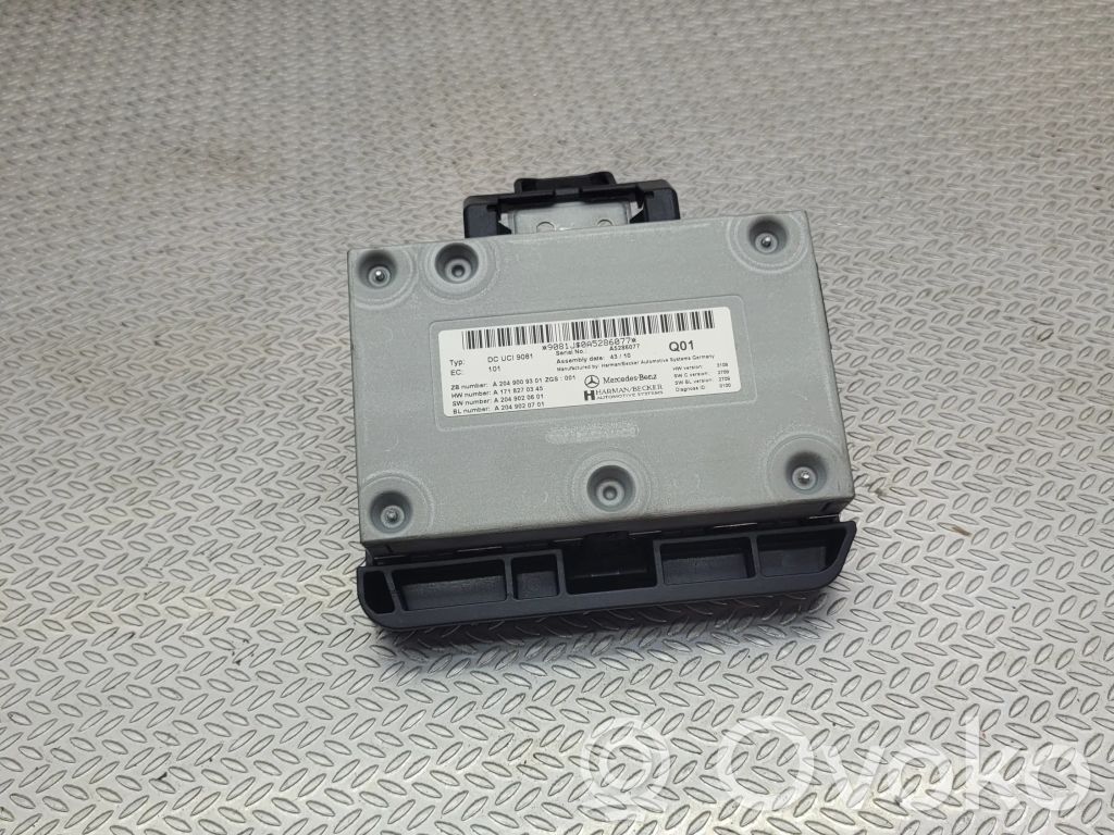 Other control units/modules   A2049009301