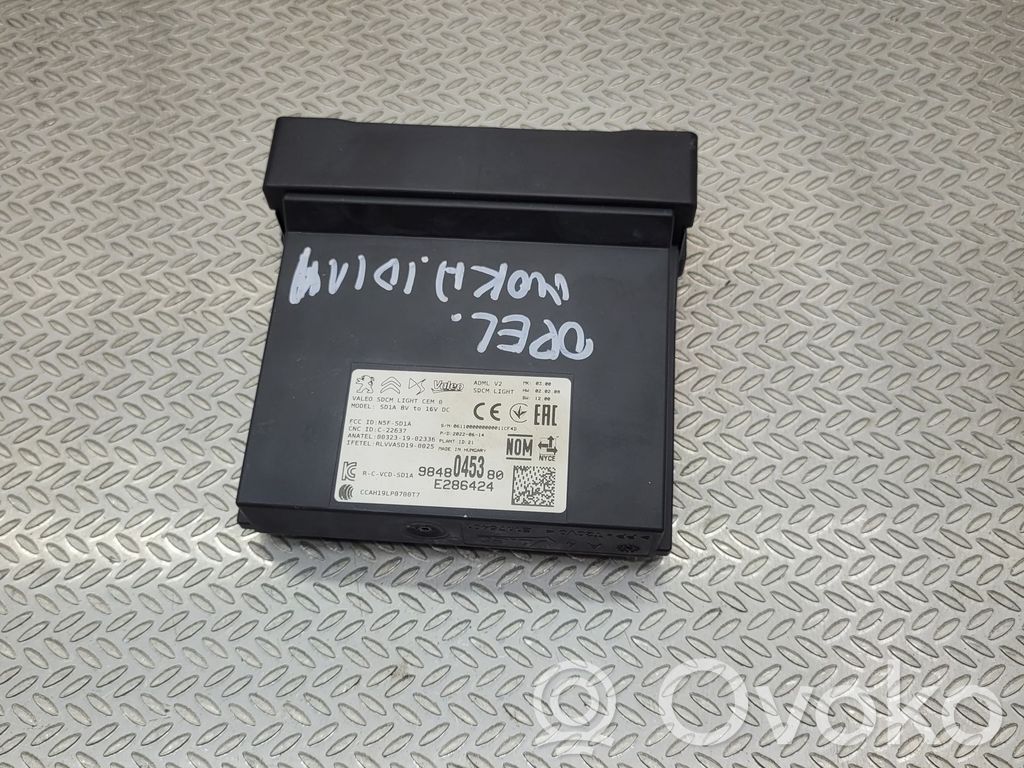 Opel Mokka B Other control units/modules 
