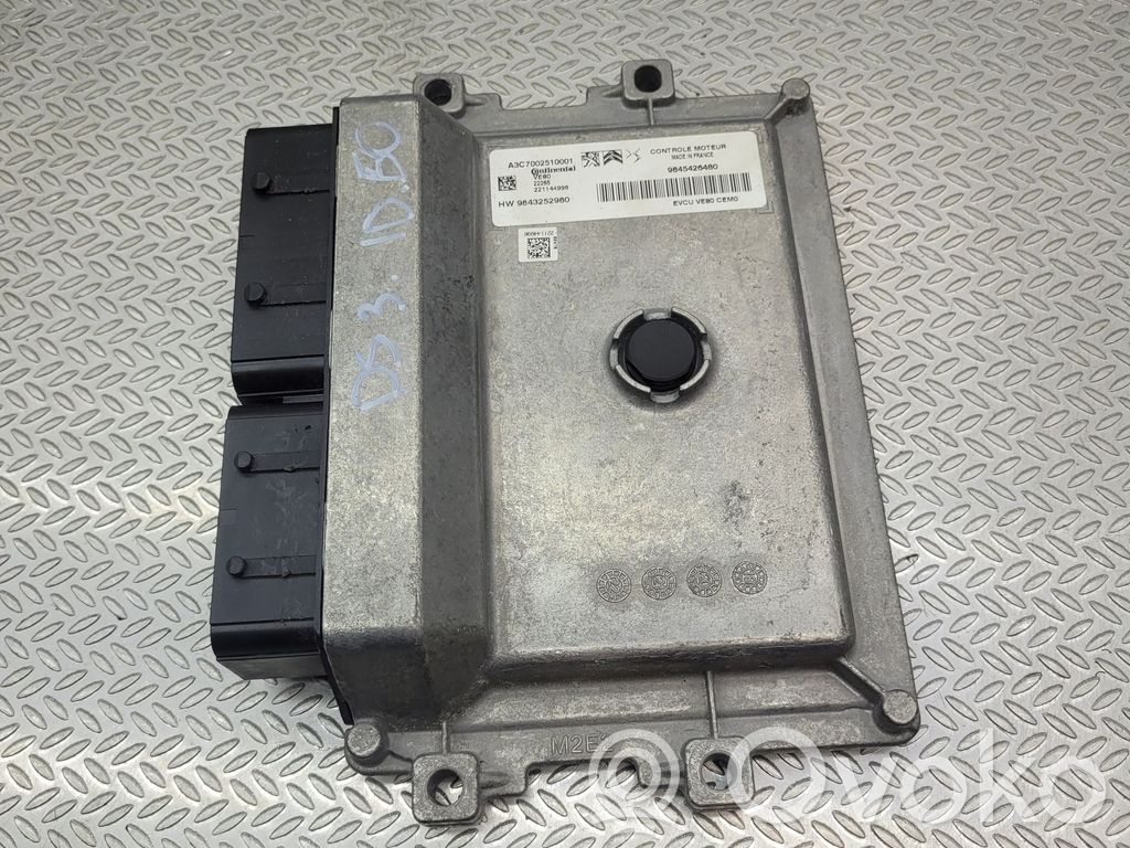DS Automobiles 3 Crossback Engine control unit/module 