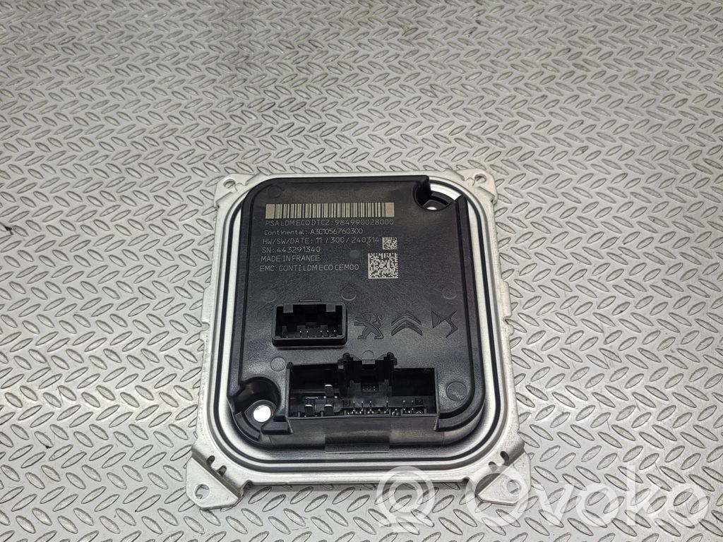 Opel Astra L Módulo de control de balasto LED 