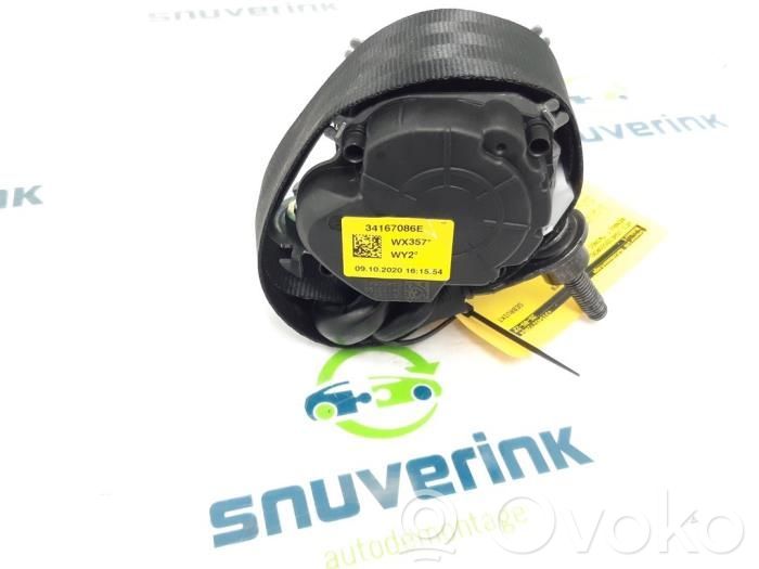 Renault Twingo III Cintura di sicurezza posteriore 