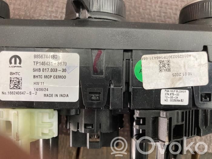 Citroen e-C3 Climate control unit 