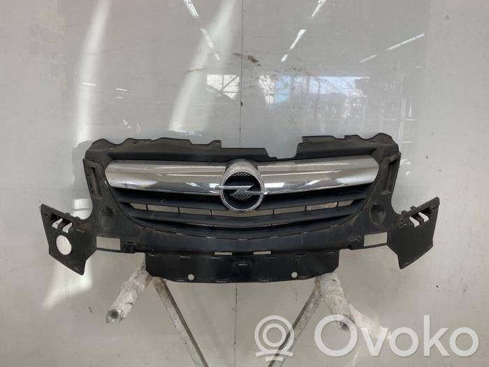Opel Corsa D Front bumper upper radiator grill 