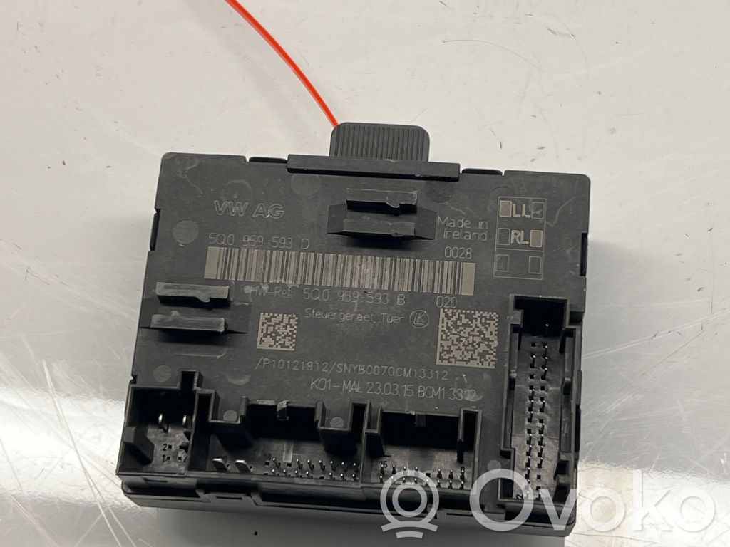 Volkswagen e-Golf Door control unit/module 