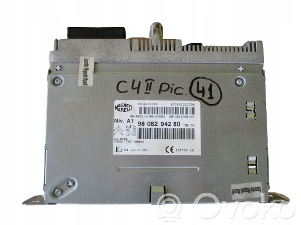Citroen C4 II Picasso Panel / Radioodtwarzacz CD/DVD/GPS 