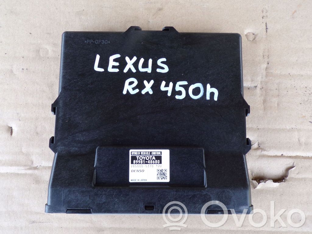 Lexus RX 450H Engine control unit/module 