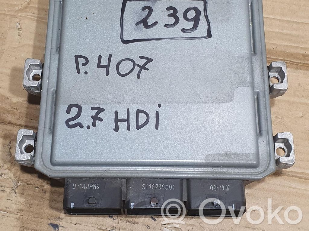 Peugeot 407 Unitate control motor/modul ECU 