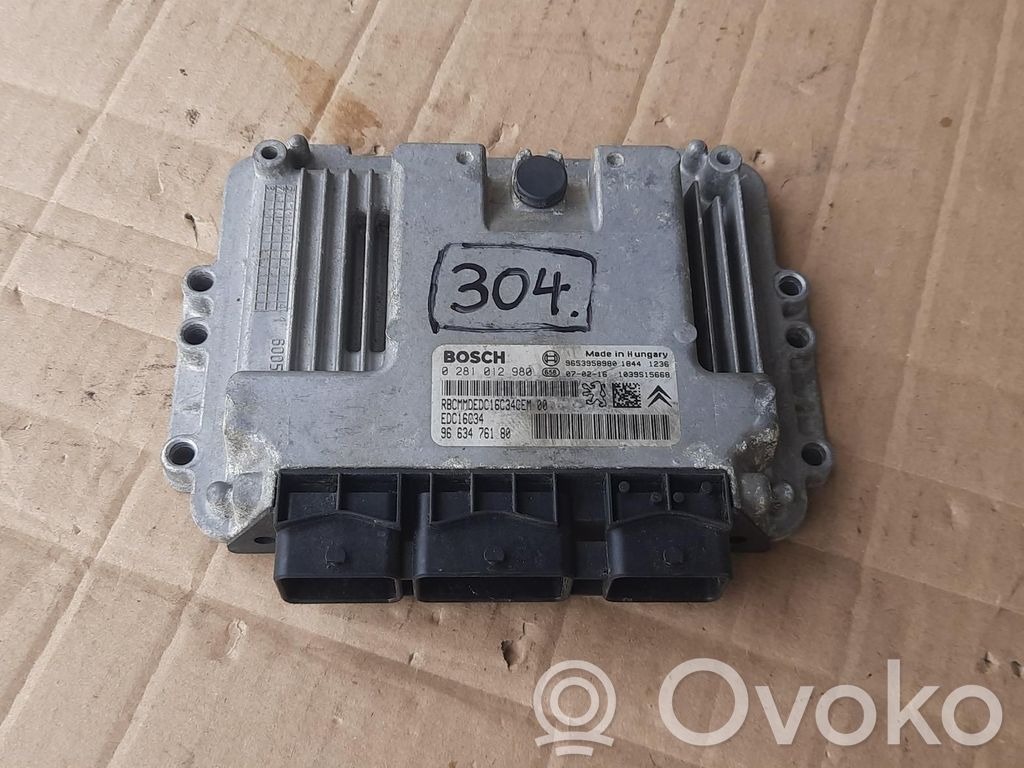 Citroen C4 I Picasso Engine control unit/module ECU 