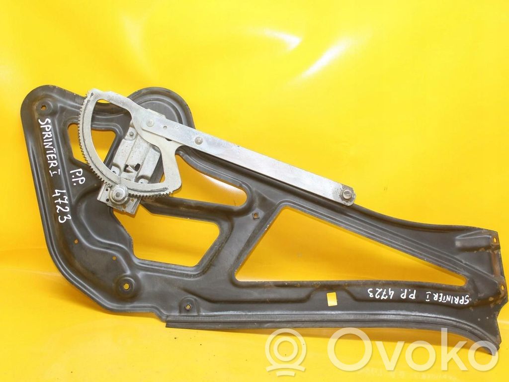 Mercedes-Benz Sprinter W901 W902 W903 W904 Mechanizm podnoszenia szyby przedniej bez silnika 