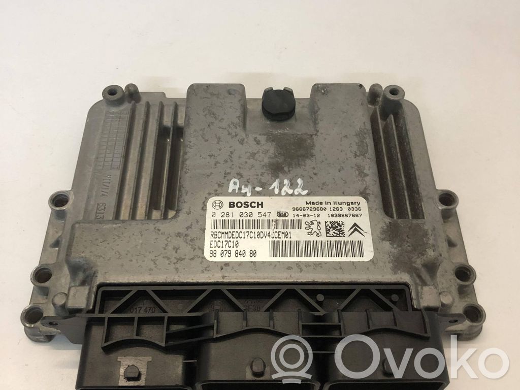 Peugeot 208 I Engine control unit/module 