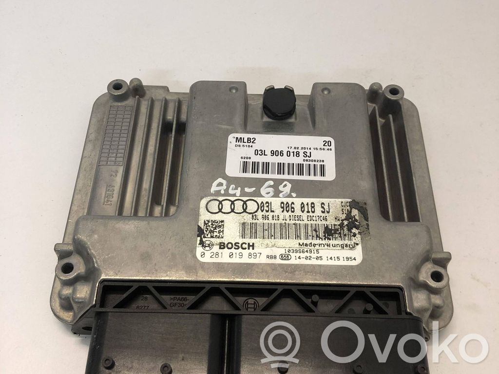 Audi A4 S4 B8 8K Engine control unit/module 