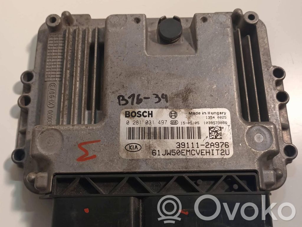 Unidad de control/módulo del motor   391112A976,0281031497,1039S73886