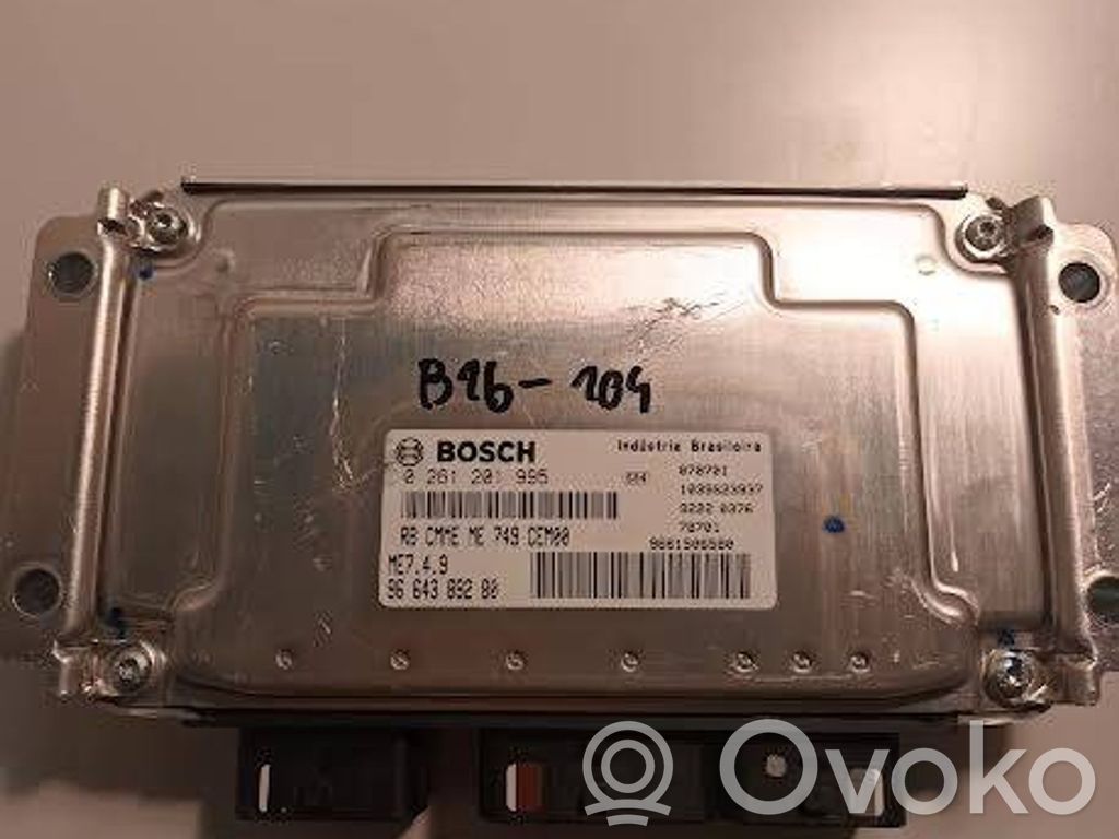Citroen C4 I Engine control unit/module ECU 