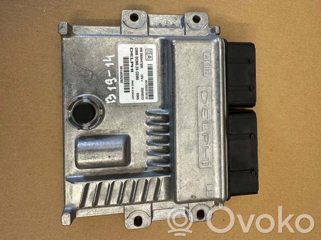 Engine control unit/module   28494513,9809447980,9814826280