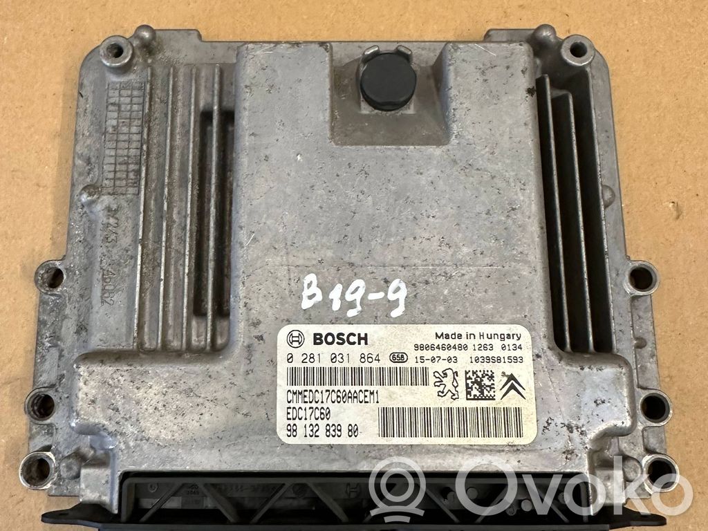 Citroen Berlingo Engine control unit/module 