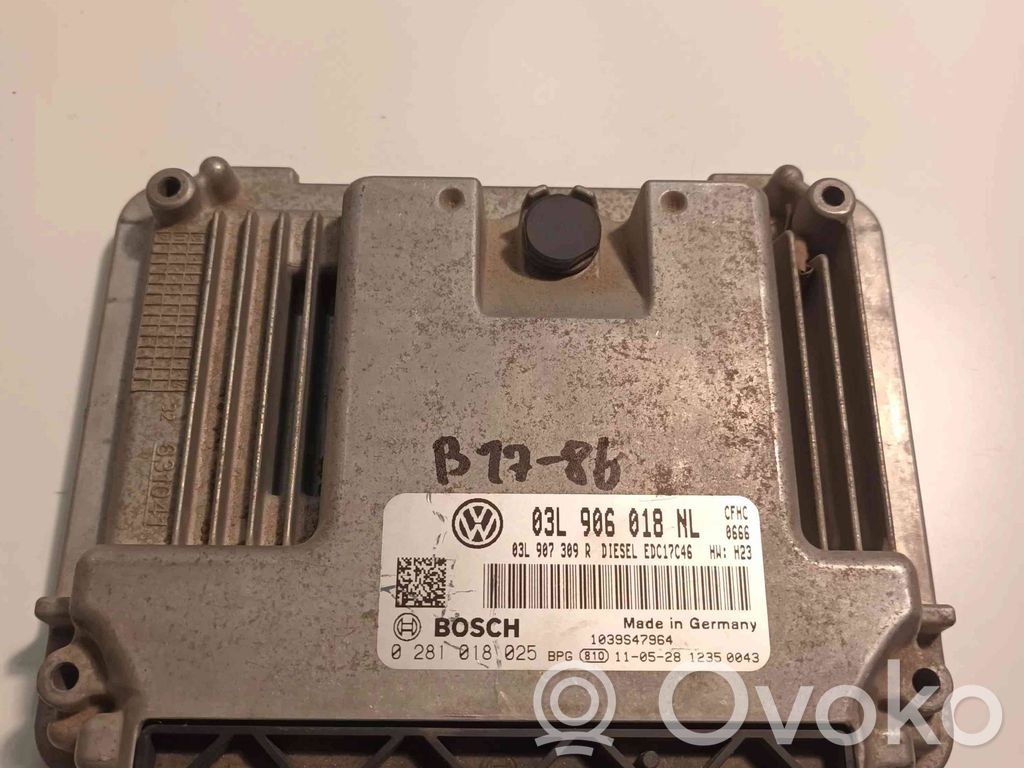 Volkswagen Caddy Engine control unit/module 