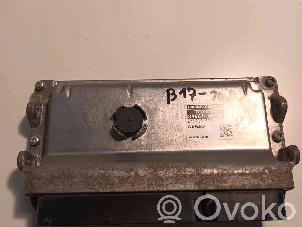 Lexus RX III Engine control unit/module 