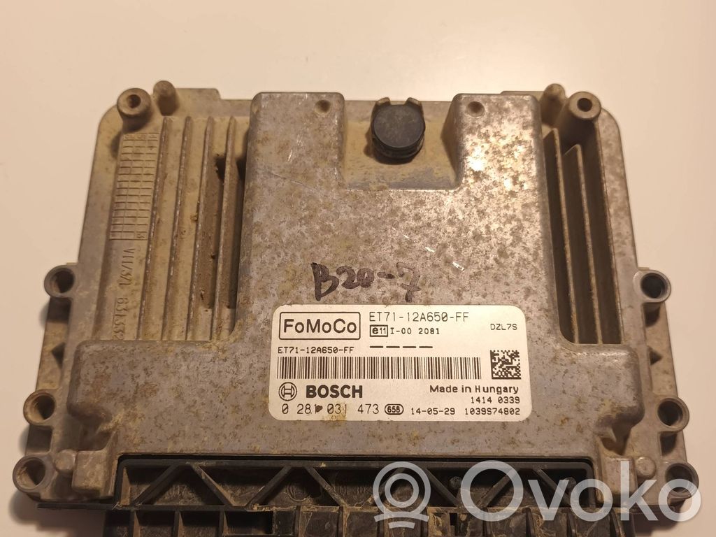 Ford Turneo Courier Variklio valdymo blokas 