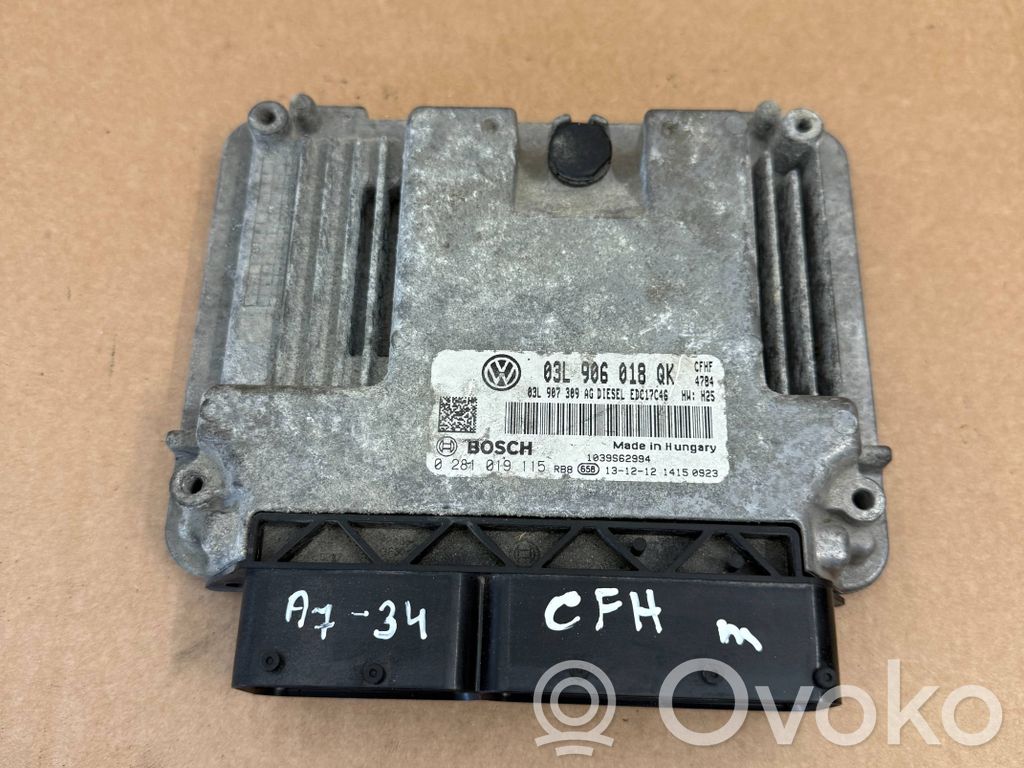 Skoda Yeti (5L) Engine control unit/module 