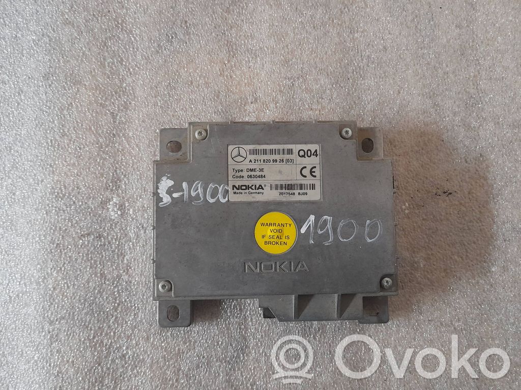 Mercedes-Benz E W211 Phone control unit/module 