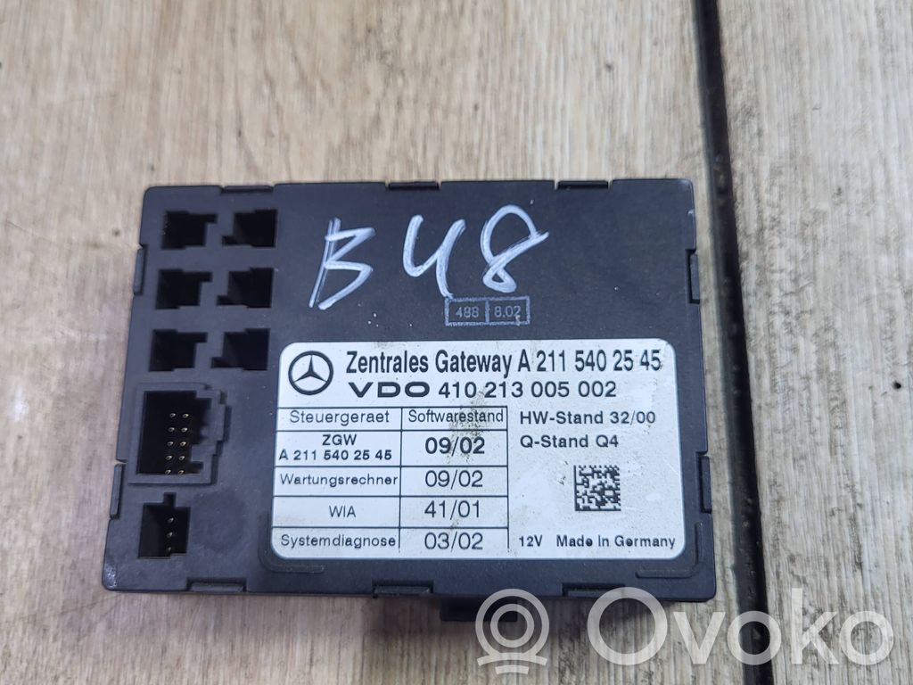 Módulo de control Gateway   A2115402545,410213005002